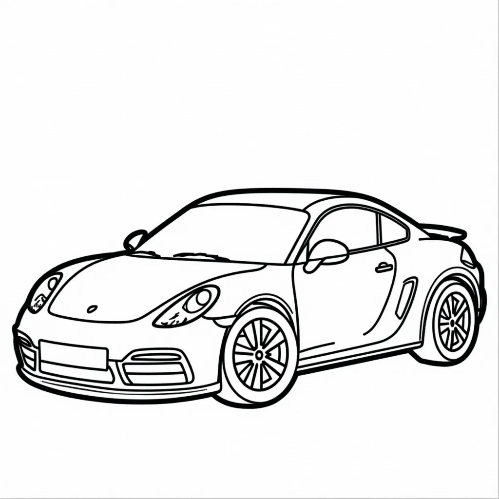 car coloring pages