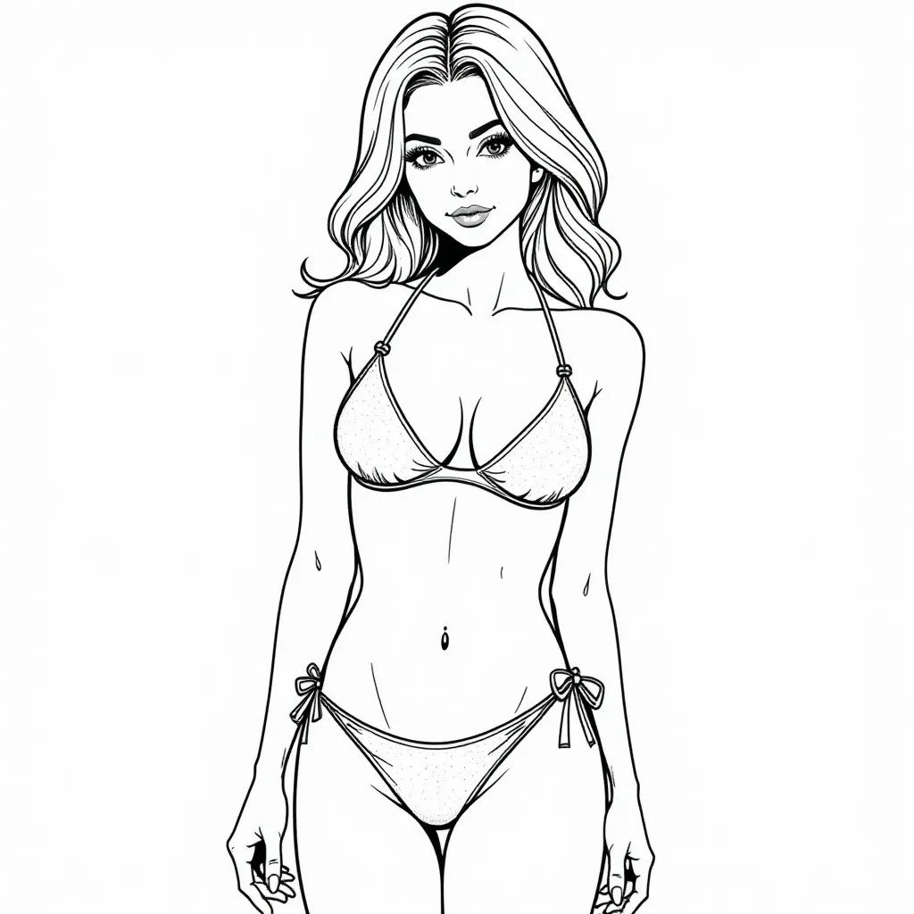 حسناء بالبيكيني