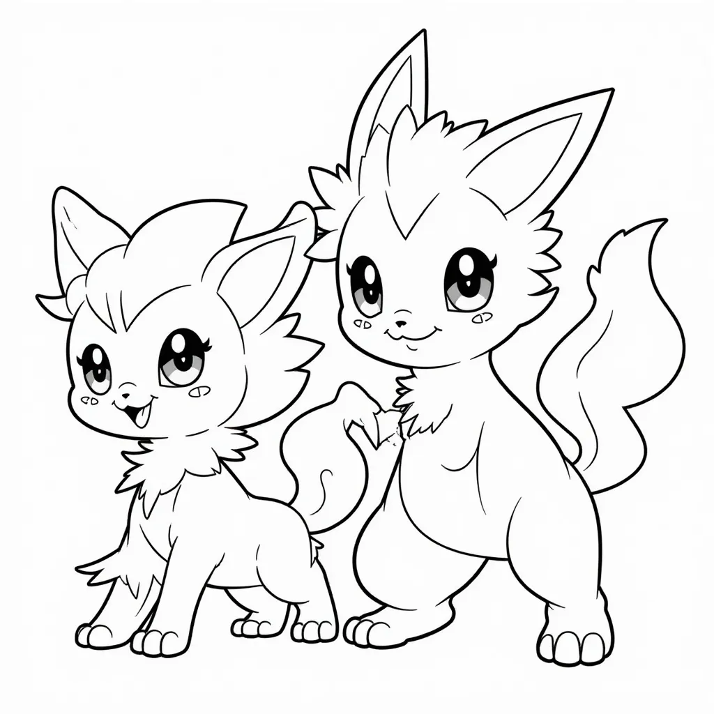 Luxray ampharos dedenne Pokémon  صفحات التلوين