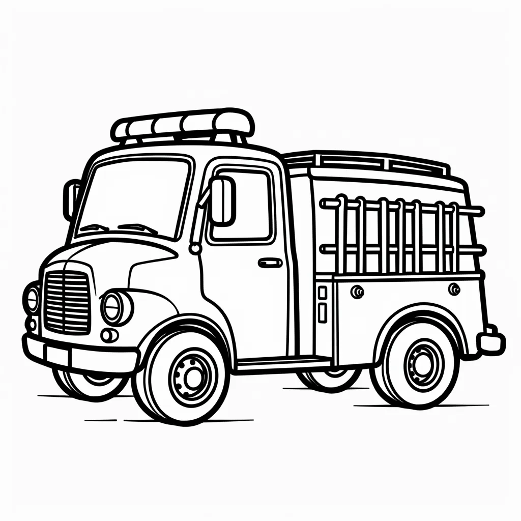 fire engine coloring pages