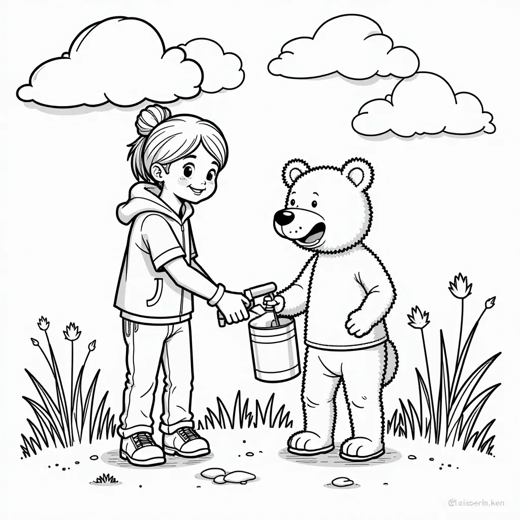  Earth Day Clean Up صفحات التلوين