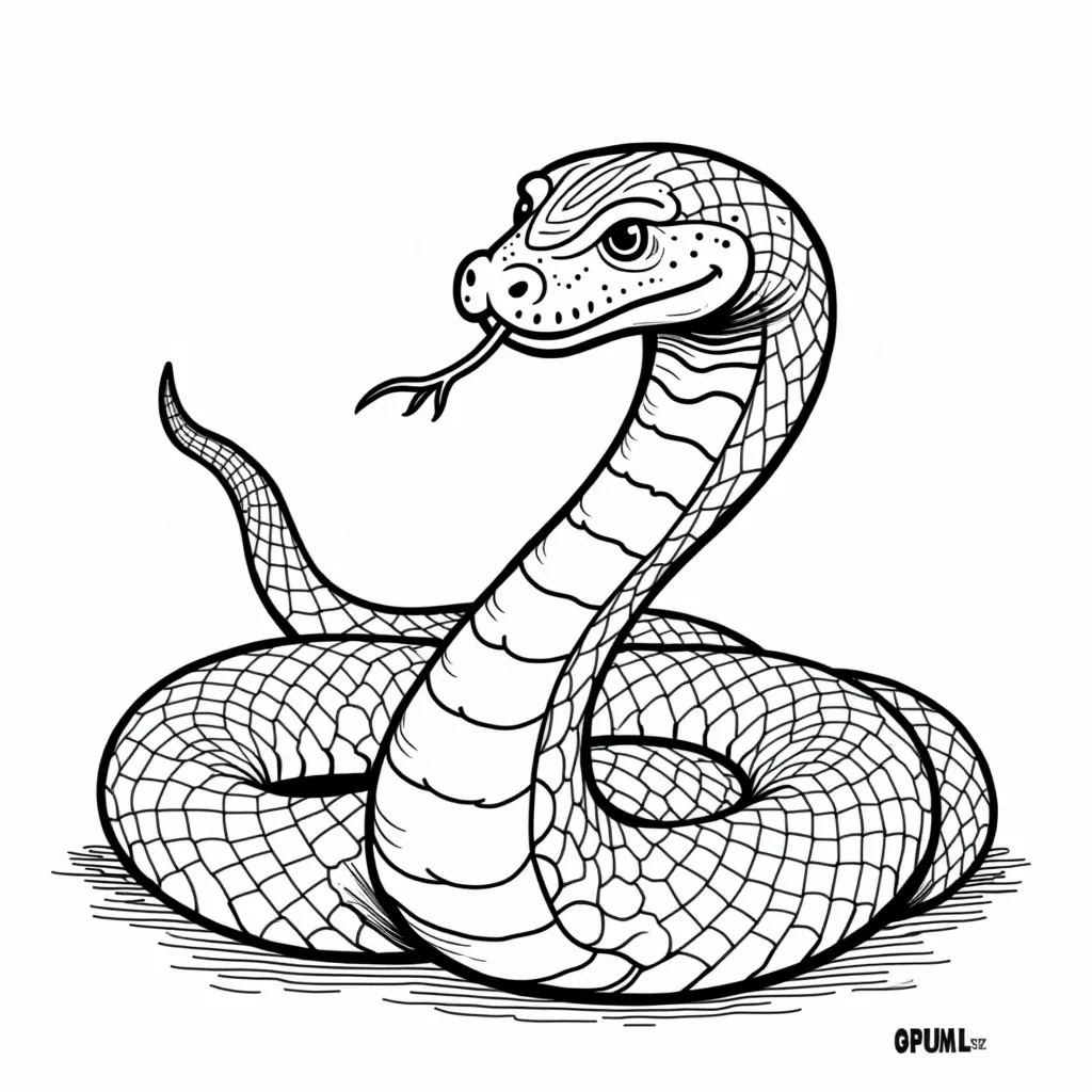 Spirit snake bite money to send good luck coloring pages