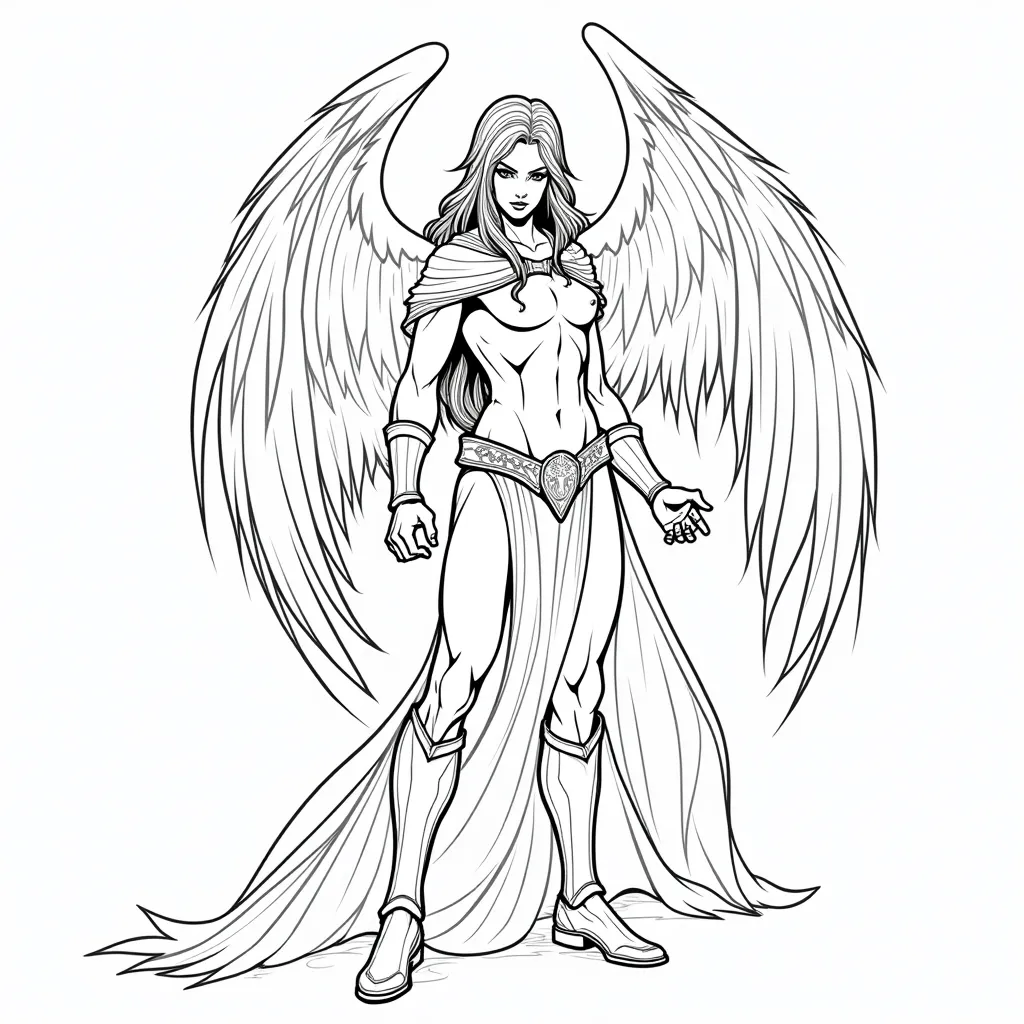 evil angle coloring pages