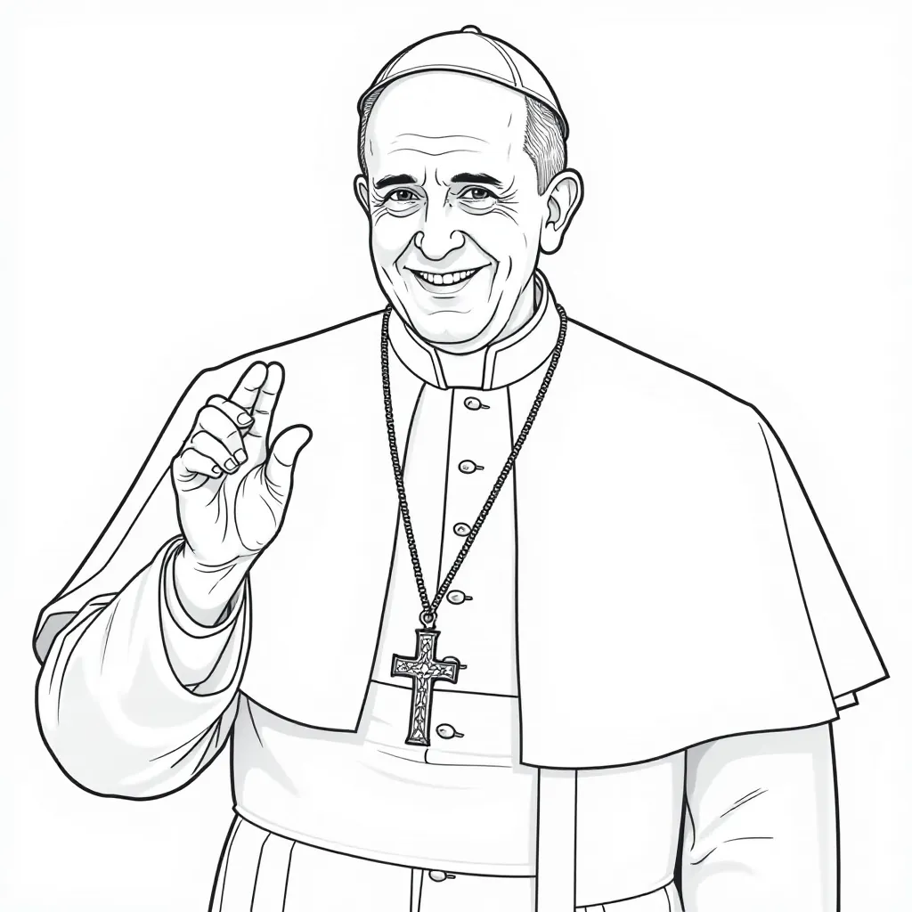  Pope Francis Peace صفحات التلوين