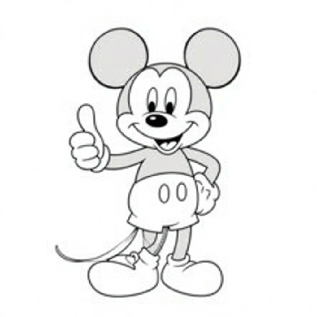 Mickey play phones صفحات التلوين
