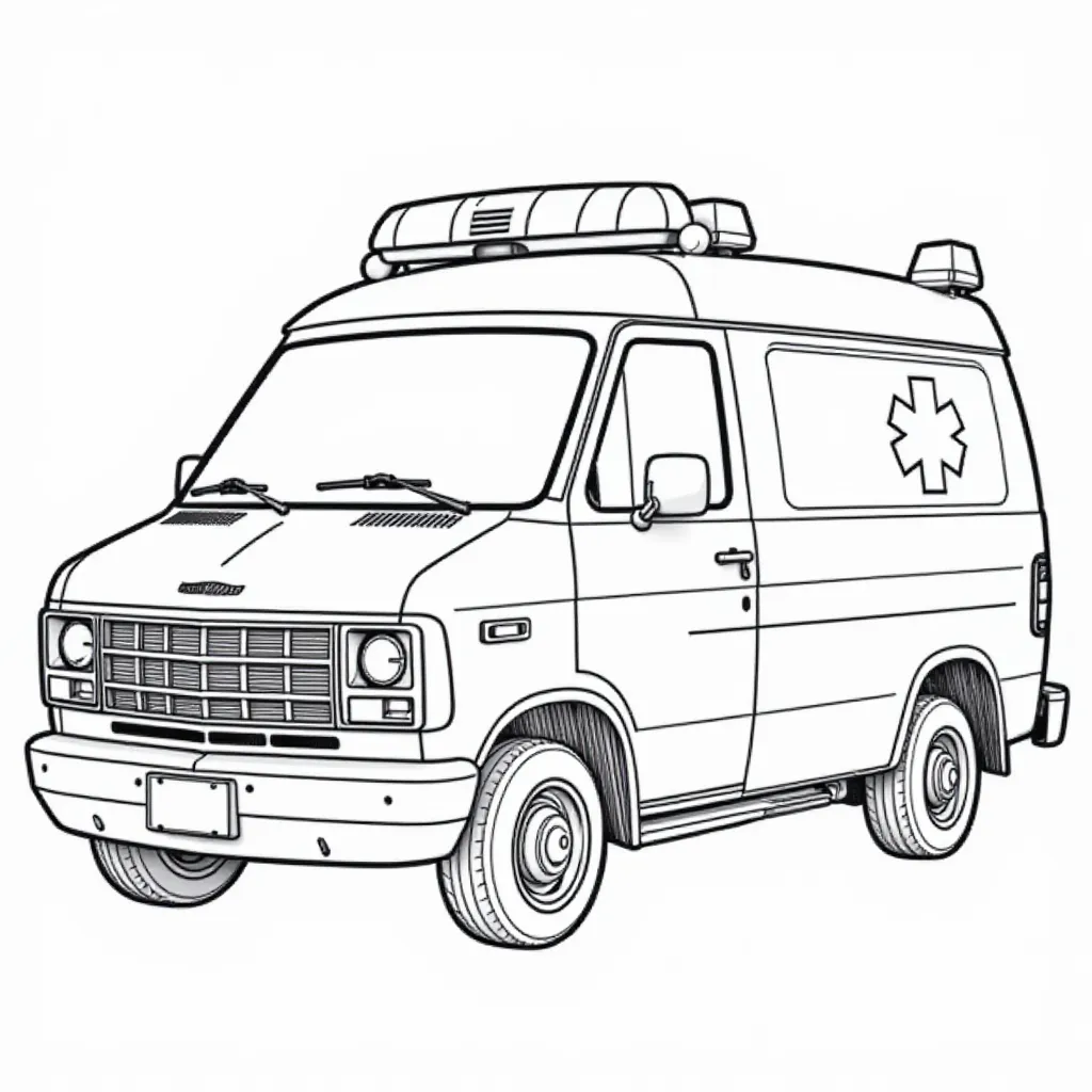 救护车 صفحات التلوين