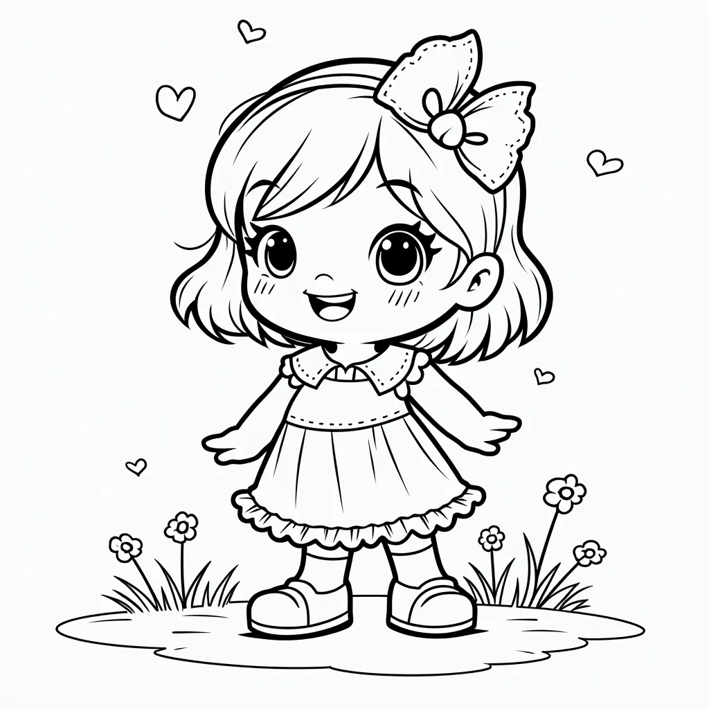 美乐蒂 coloring pages