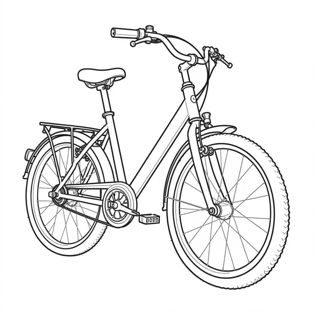 bike صفحات التلوين