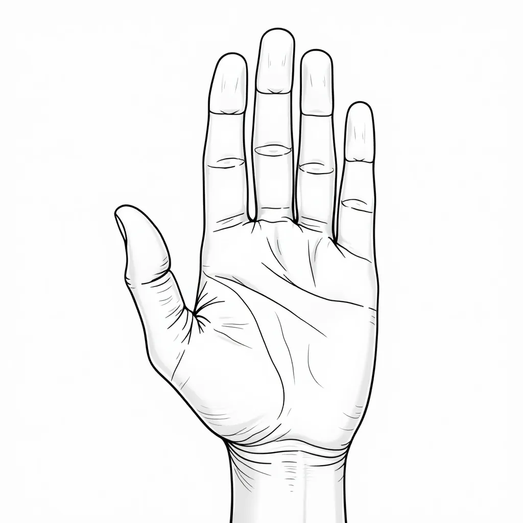 finger back صفحات التلوين