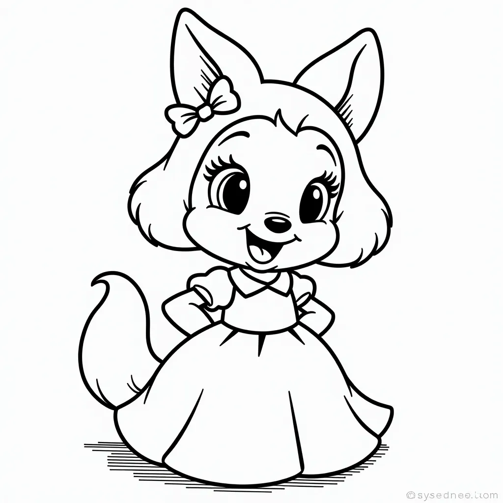 Disney Melody coloring pages