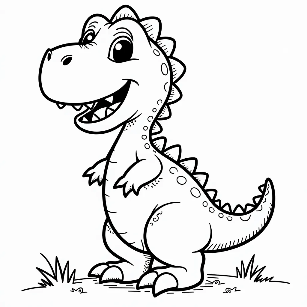 Dinasour coloring pages