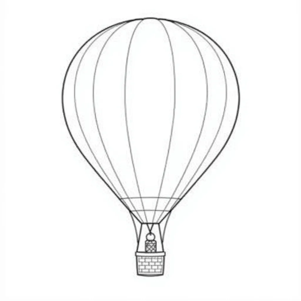 air ballon صفحات التلوين
