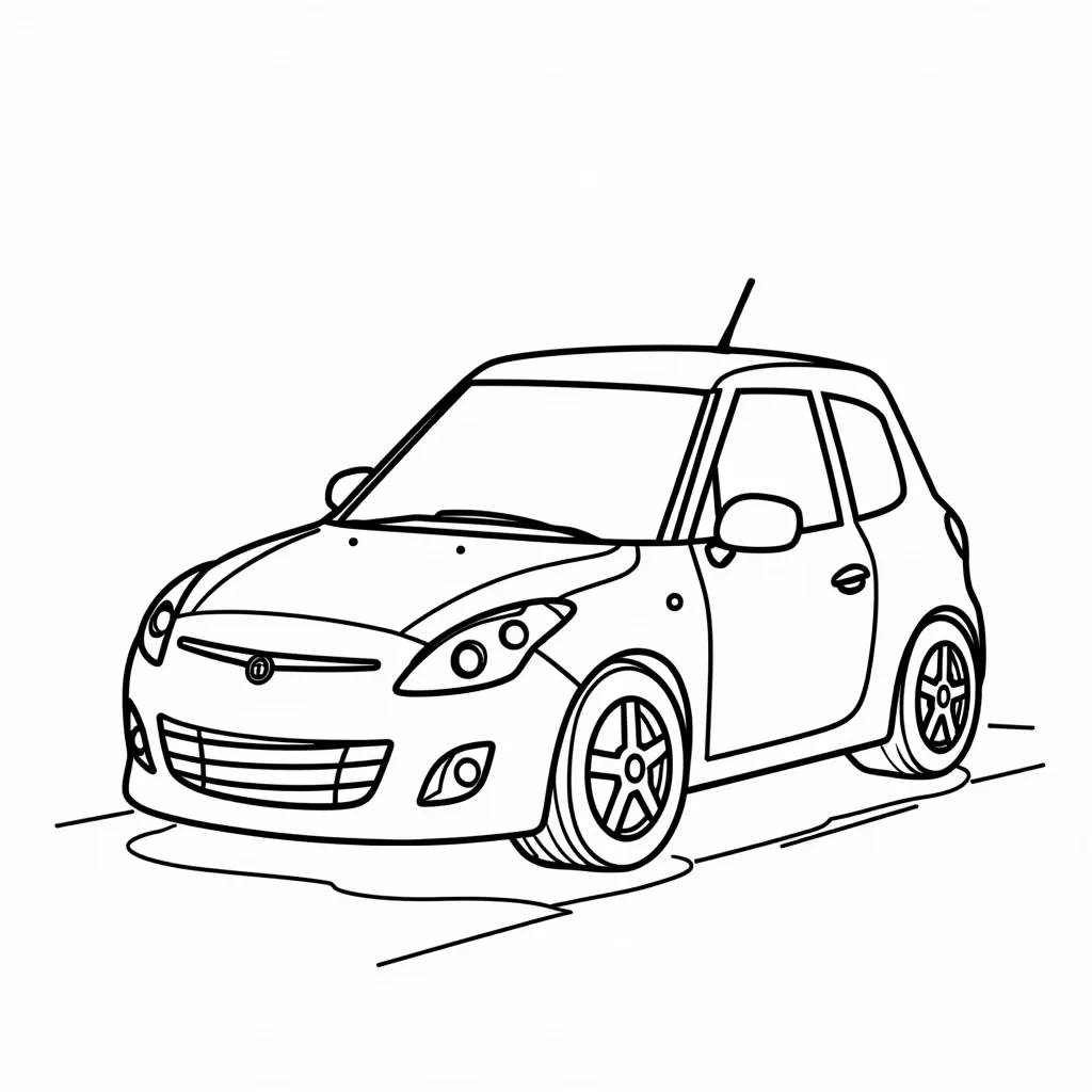 car coloring pages