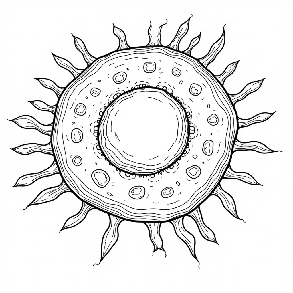 Cell Páginas para Colorear