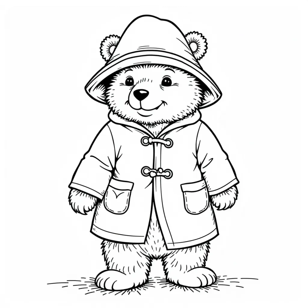 Paddington Brown صفحات التلوين