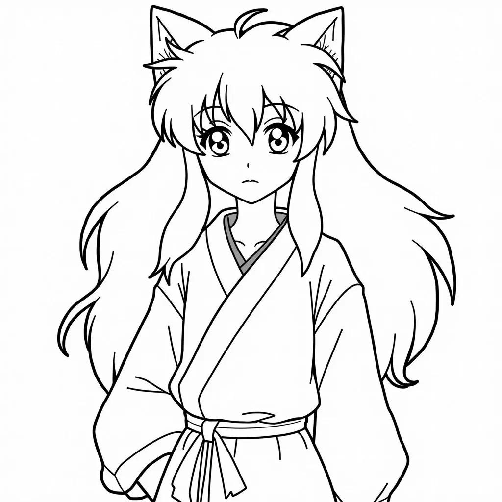 犬夜叉 coloring pages