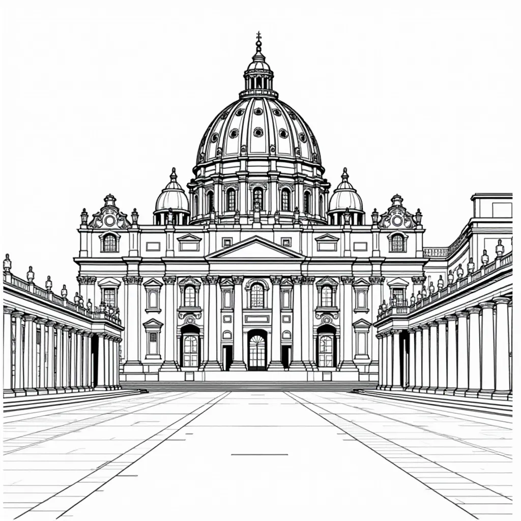 the Vatican City State صفحات التلوين