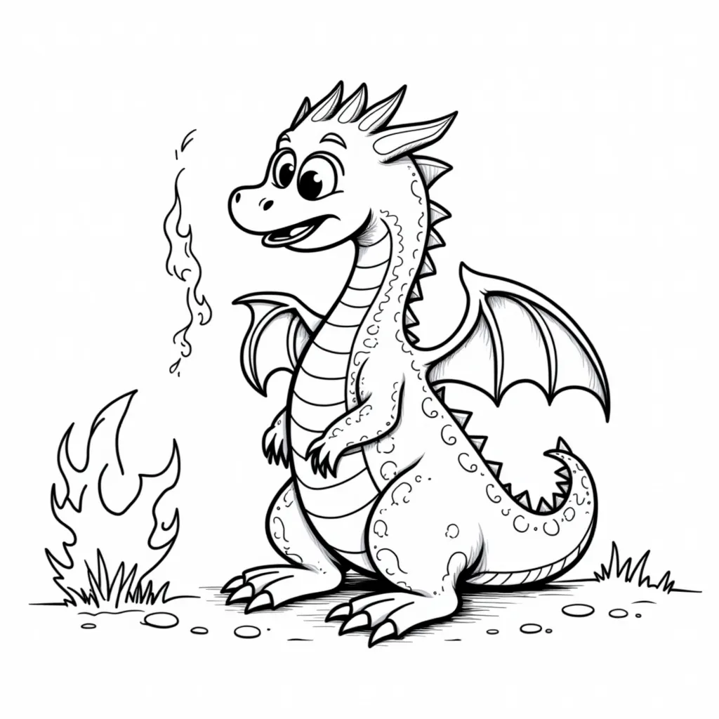 firedrake coloring pages