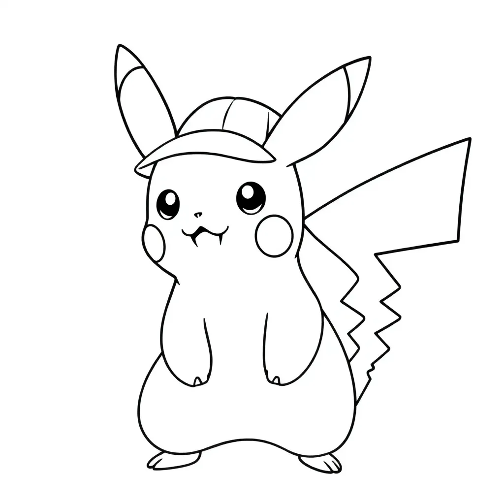 ash and pikachu صفحات التلوين