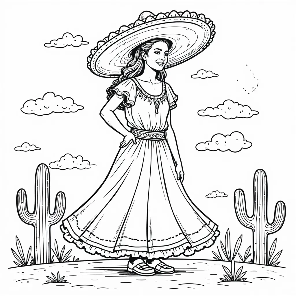  Cinco de Mayo Mexican Culture صفحات التلوين
