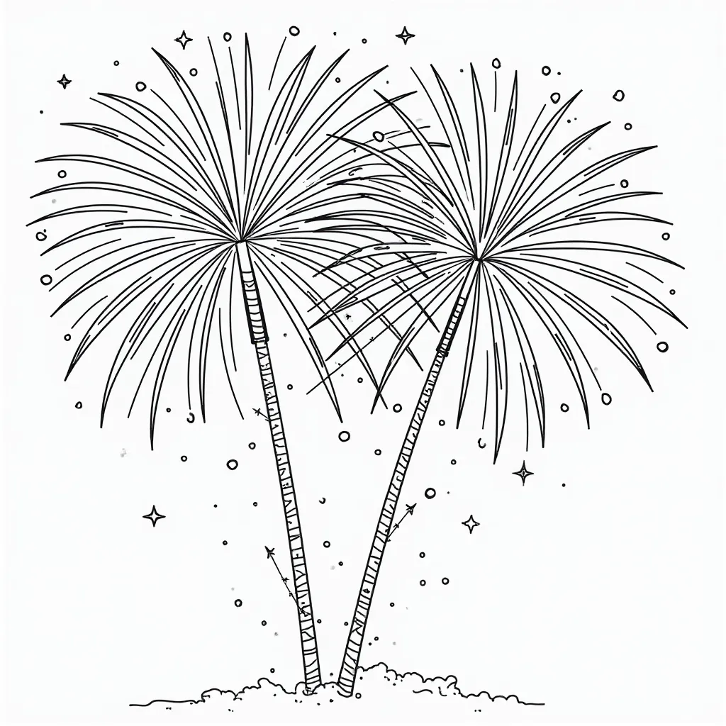  Cinco de Mayo Fireworks صفحات التلوين