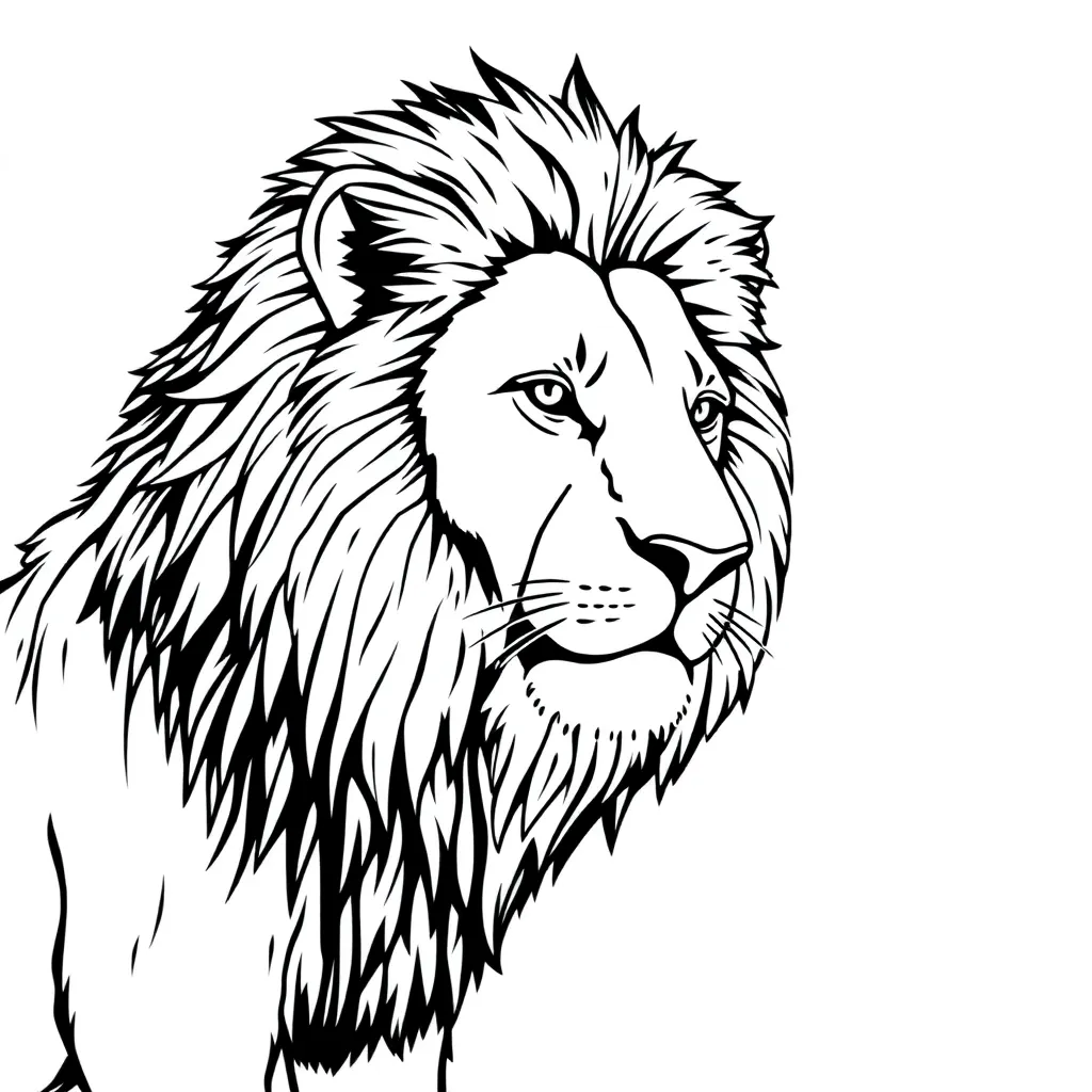 friendly lion riding a bicycle صفحات التلوين