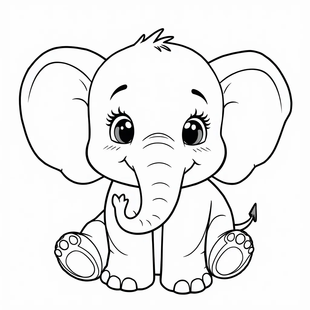 elephant coloring pages