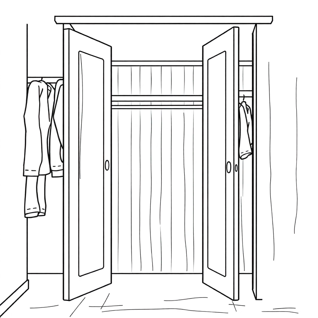 closet صفحات التلوين