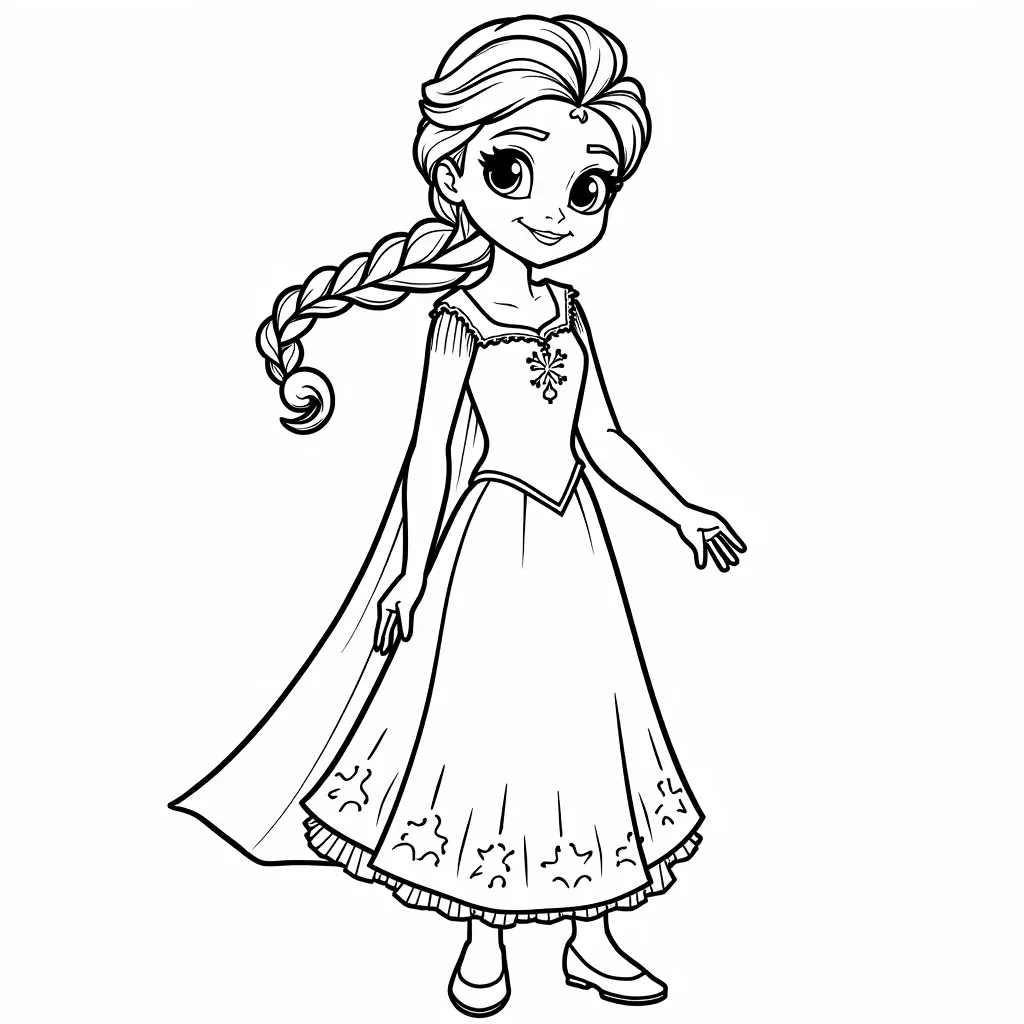 冰雪奇缘 coloring pages