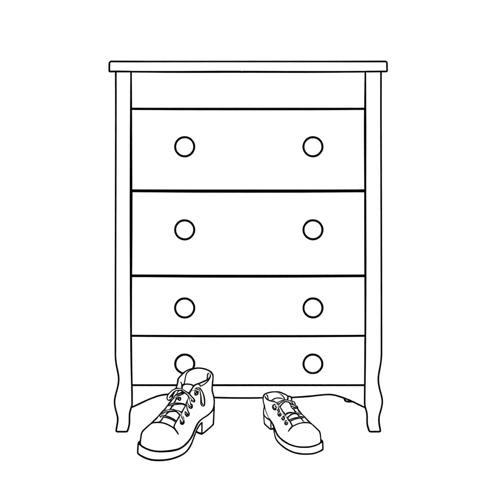 A dresser running with Nike shoes صفحات التلوين