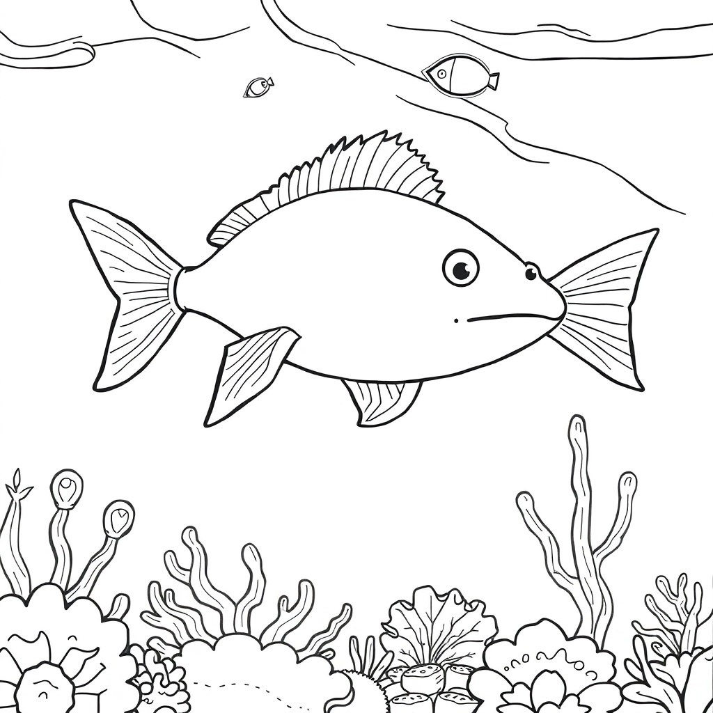 海洋生物 صفحات التلوين