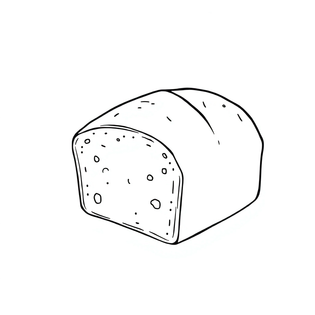 A loaf of arab bread صفحات التلوين