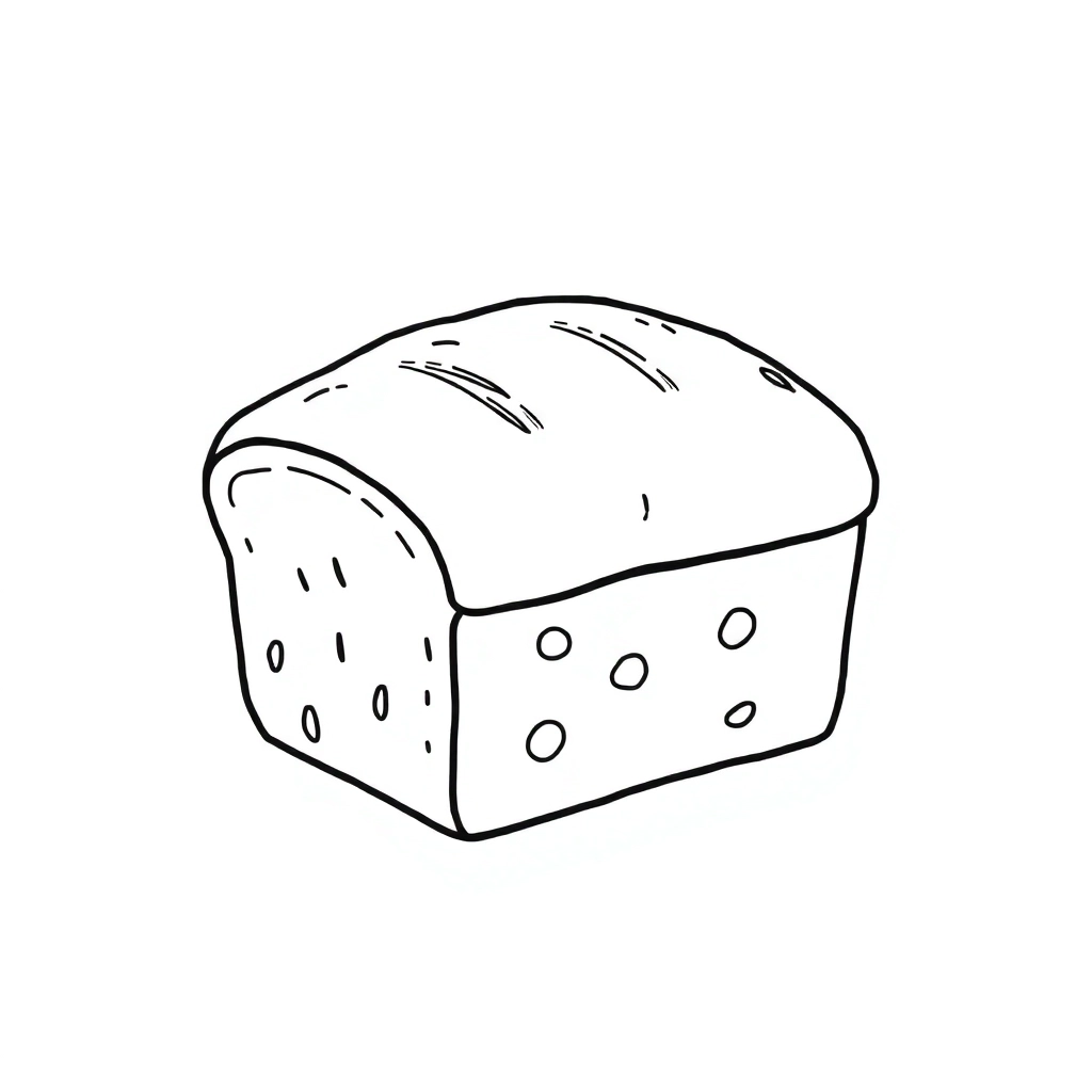A loaf of arab bread صفحات التلوين