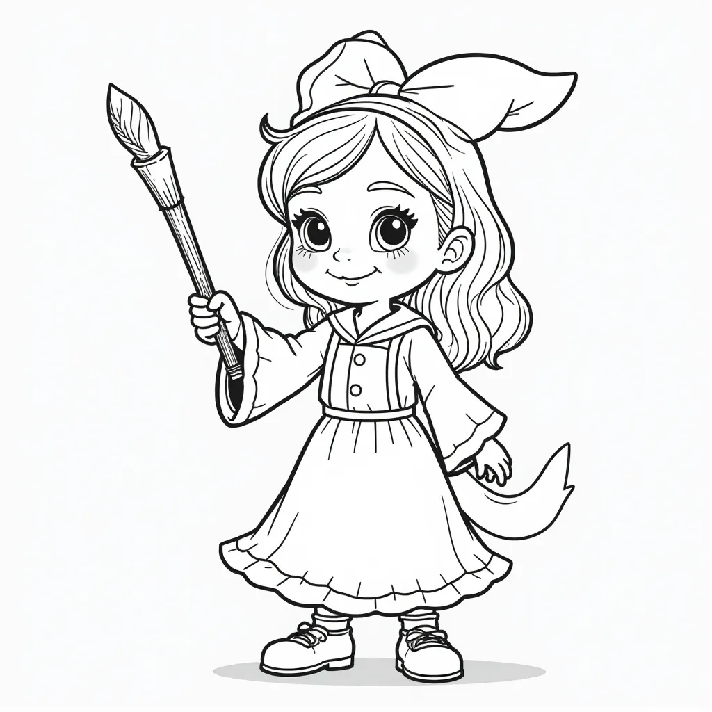  Teenieping with a Wand صفحات التلوين