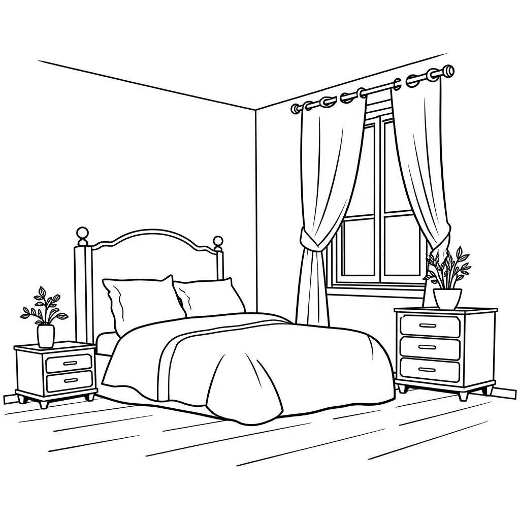 room coloring pages