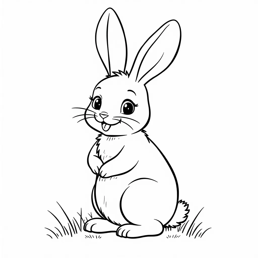 rabbit coloring pages