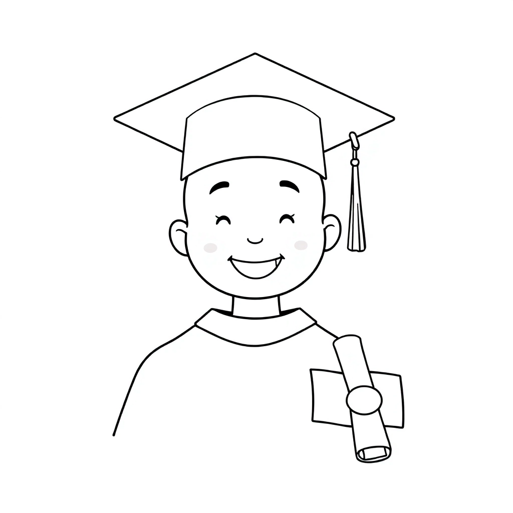 graduating صفحات التلوين