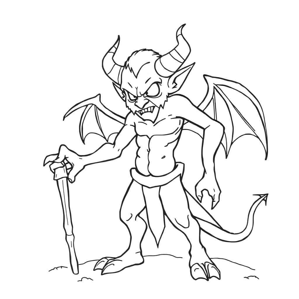 DEMON صفحات التلوين