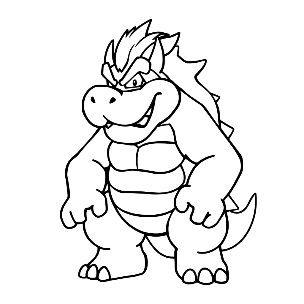Dark bowser صفحات التلوين
