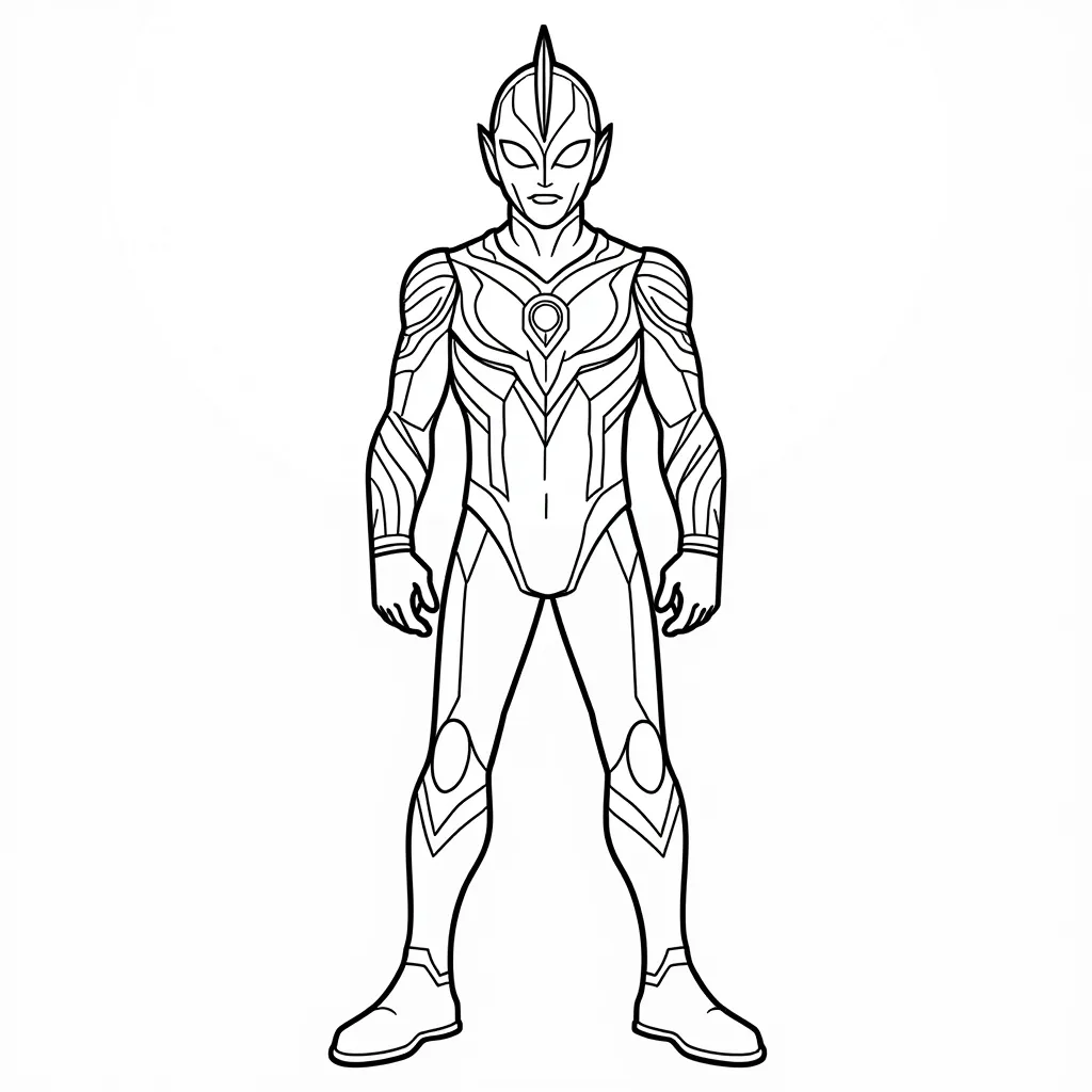 Ultraman coloring pages