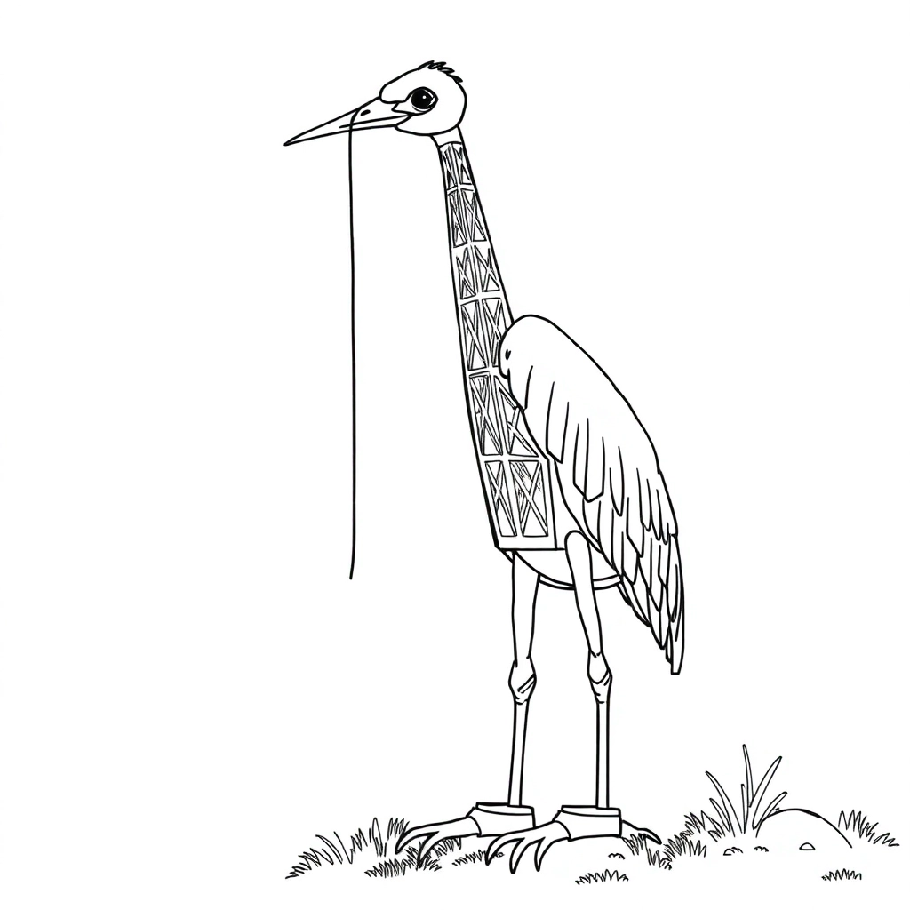 crane صفحات التلوين