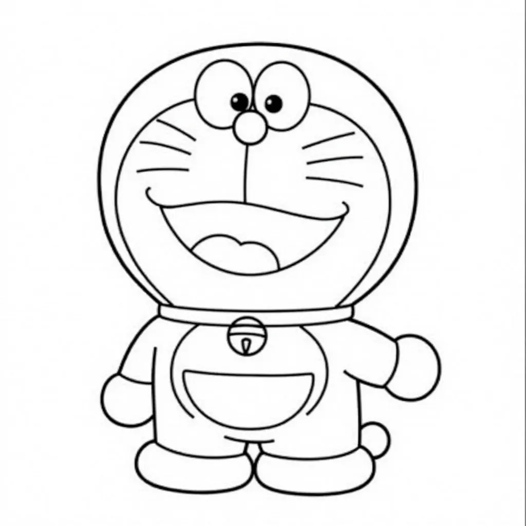 哆啦A梦 coloring pages