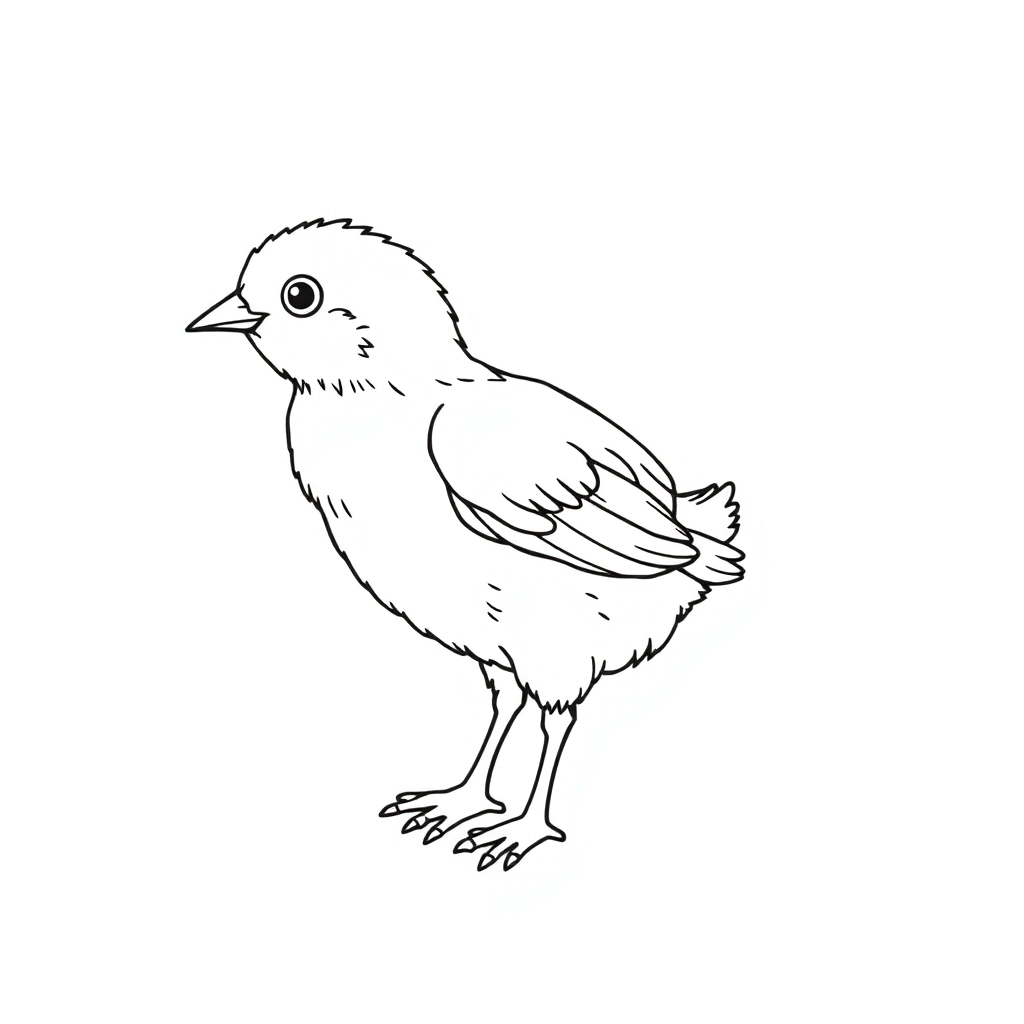 小鸡 صفحات التلوين