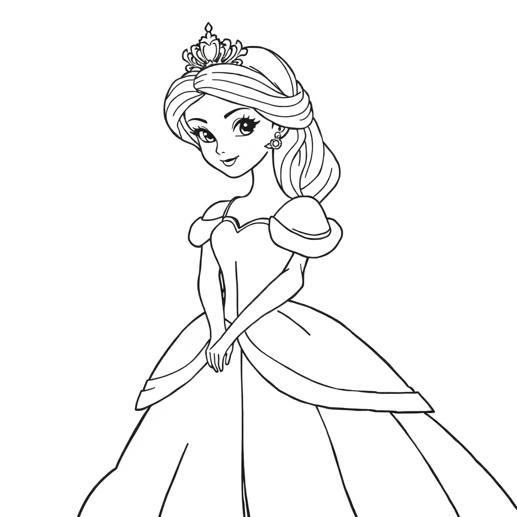Disney princess صفحات التلوين