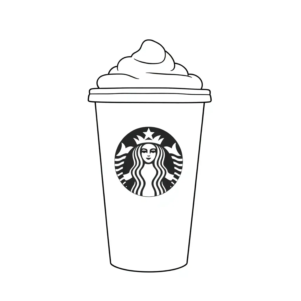  Starbucks Reward صفحات التلوين