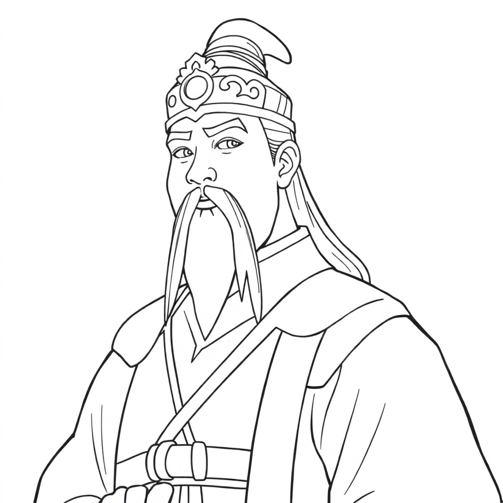 삼국지  조조 صفحات التلوين