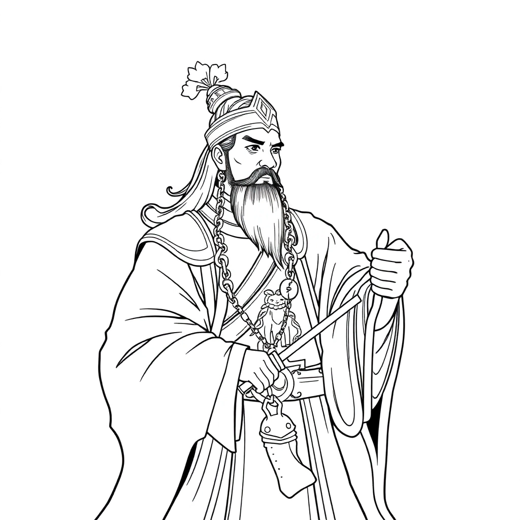 제갈공명 삼국지 오나라 صفحات التلوين