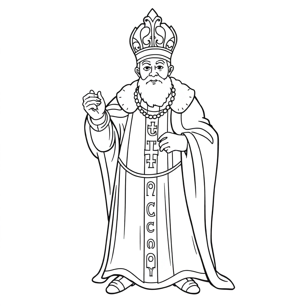 papst leo XIV صفحات التلوين