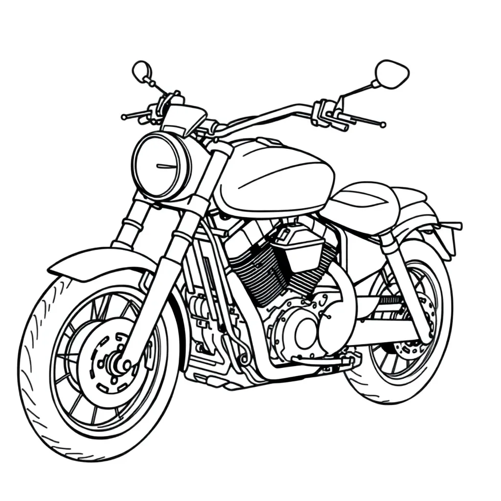 harley davidson Street 750 صفحات التلوين