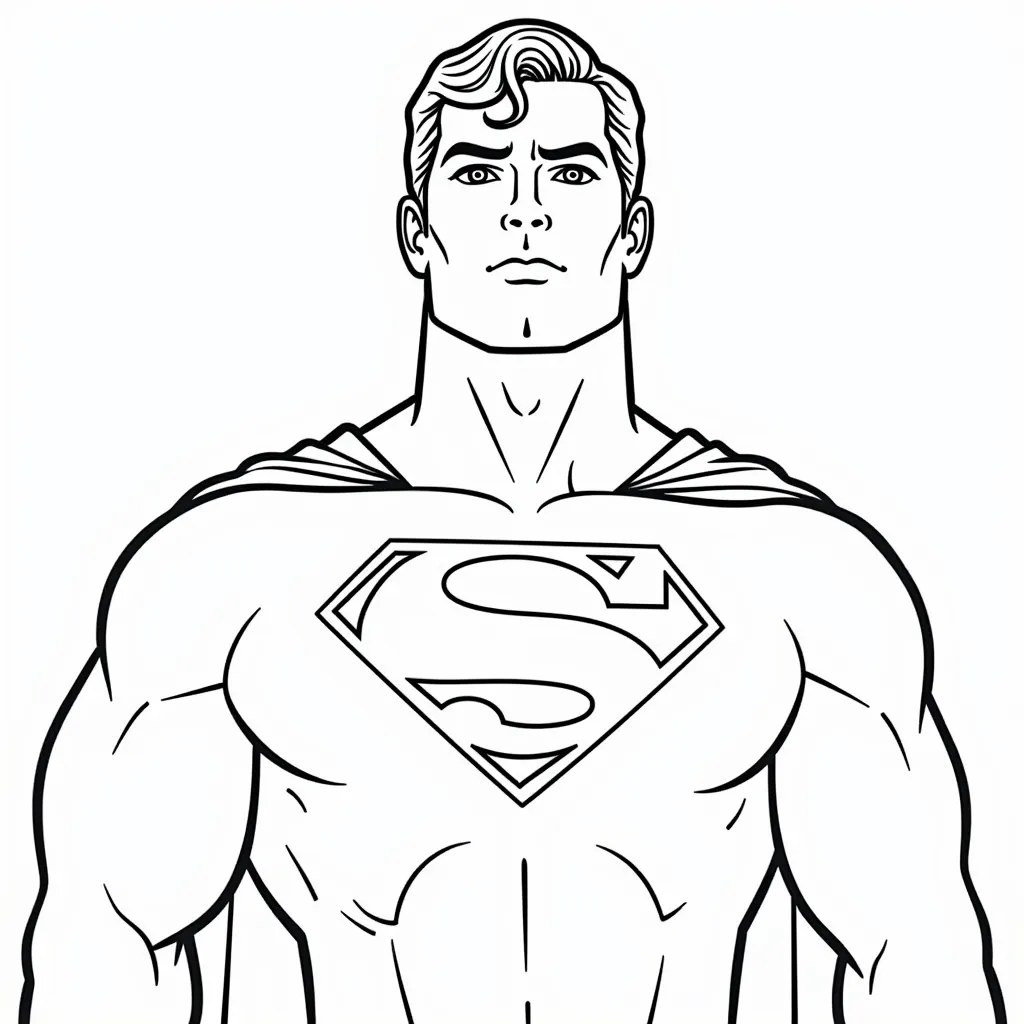 superman coloring pages